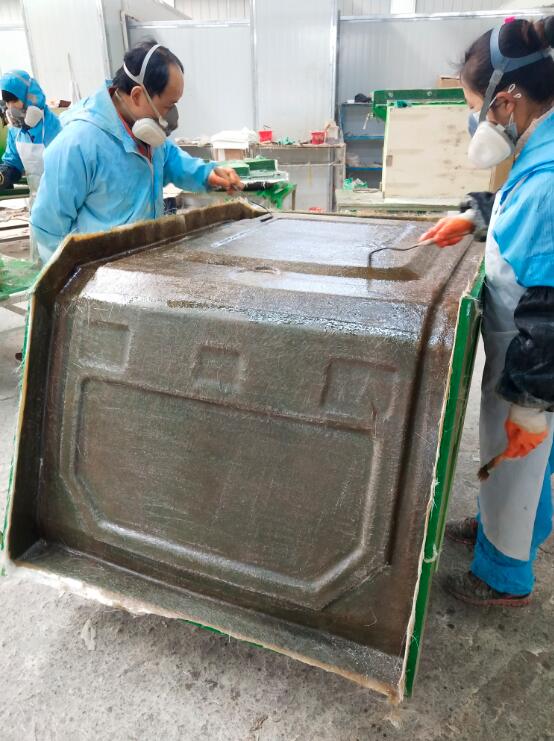 Hand Lay Up Fiberglass Mold Rtm Molding Gel Coat Paint Surface ISO9001