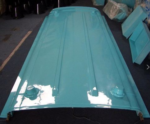 Shiny Gel coat finish Fiberglass panel for bus roof