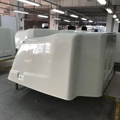 molded fiberglass travel trailers parts/custom GFRP trailer body/Front and Rear Caps