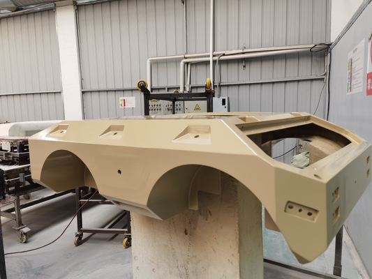 diverless vehicle fiberglass chassis cover/AV fibergalss protective body casing