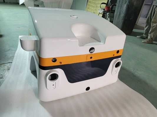 diverless vehicle fiberglass chassis cover/AV fibergalss protective body casing