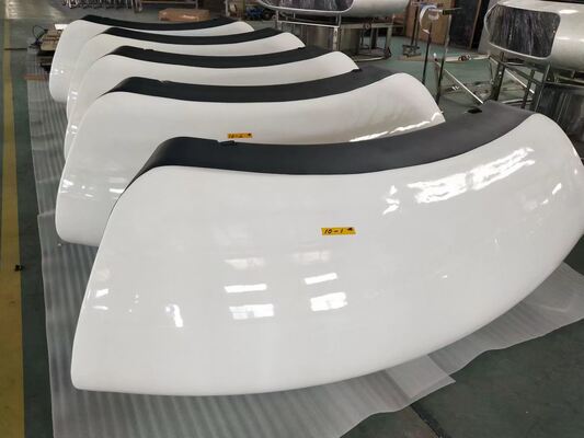 Anti-corrosion fiberglass cover or shell for marine equipment