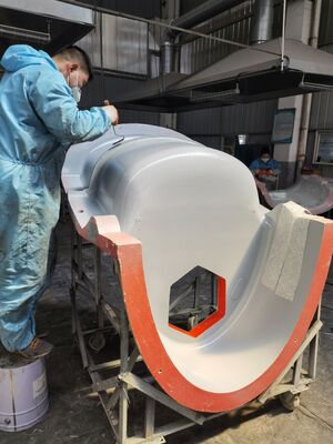 Customized Fiberglass Reinforced Plastic Truck Body Featuring Lightweight Cover Parts Ideal for Fuel Truck Operations