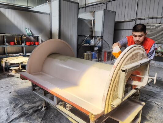 Customized Fiberglass Reinforced Plastic Truck Body Featuring Lightweight Cover Parts Ideal for Fuel Truck Operations