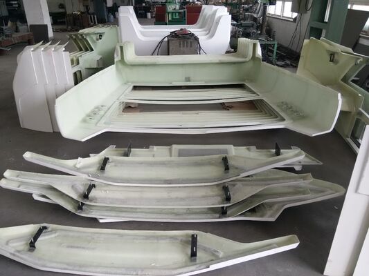Bus Side Body Panel FRP Bumper for cars  Custom SMC Composite Bus Front Rear Body Shell