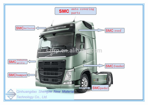 Customized Size SMC And RTM Technology SMC Automotive Front End Module Carrier Assembly