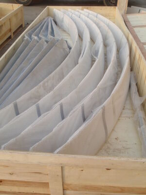 FRP Wind Blades Custom Size Fiberglass Carbon Hybrid Wind Turbine Rotor Blade