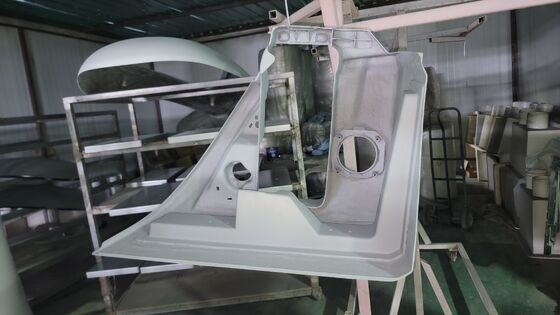 FRP bus body parts FRP Bus Front Surround / Front Fascia | Custom Molded GRP Front Body Panel for Coaches