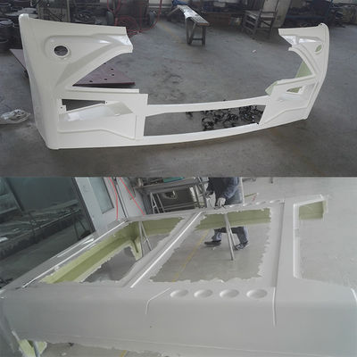 Front And Back FRP Bus Body Parts Automotive Solid Surface High Performance